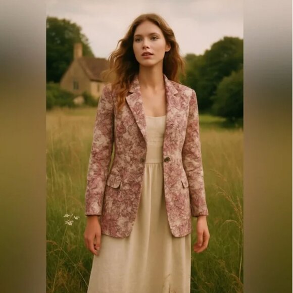 Christian Jacques Paris Floral Blazer – Free Size - Picture 1 of 10